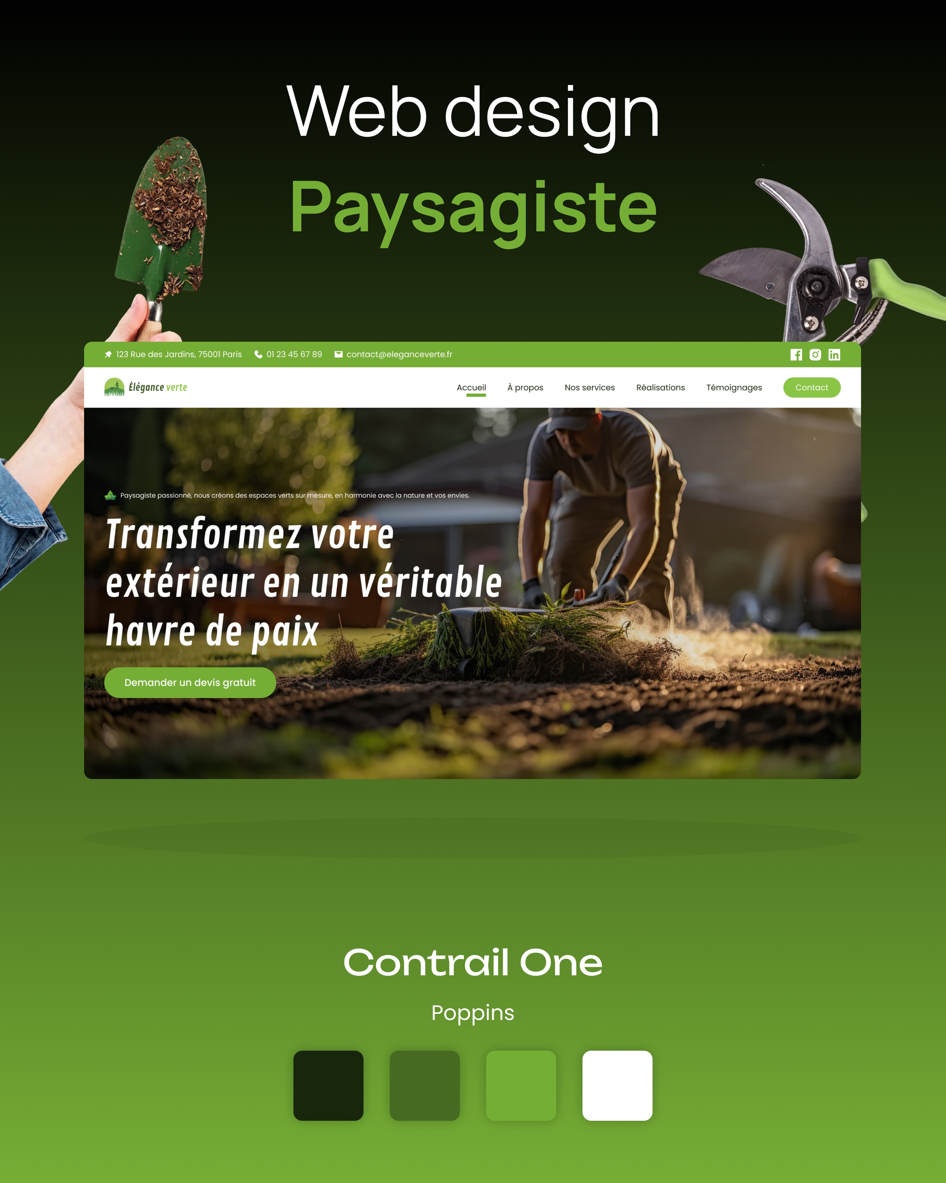 Web design - Paysagiste